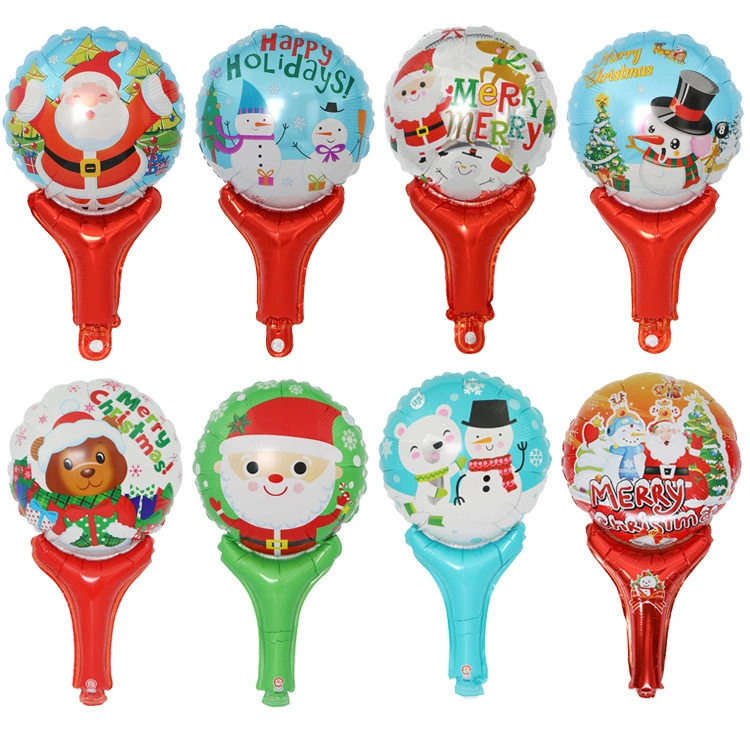 Gift Handheld Stick Cartoon Aluminum Film Balloon Children's Toy Balloon Stick