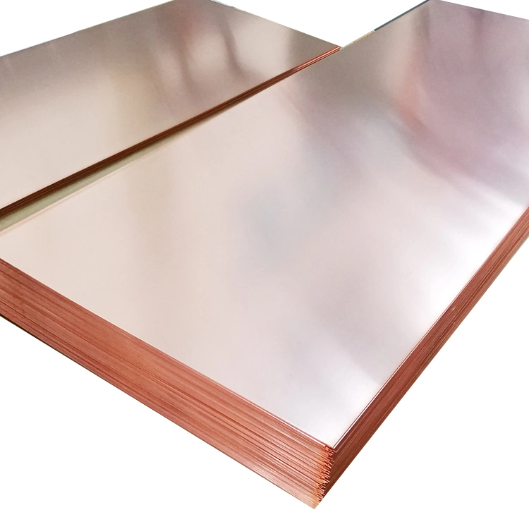 Plancha de cobre de bronce 2mm suministro de lámina de cobre corrugada gruesa