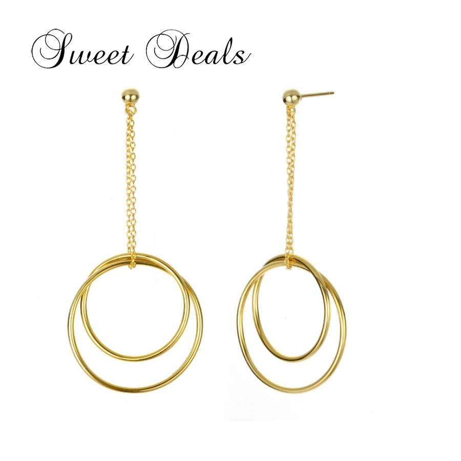 Fashion Simple Circle Earrings Women's Stainless Steel Earrings