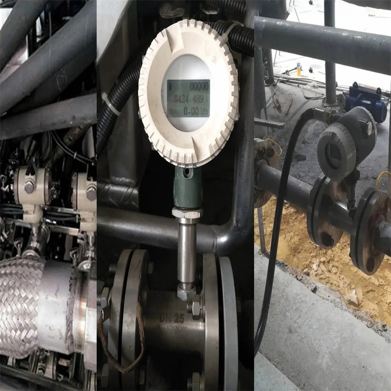 4-20mA Clamp Connected to Liquid Turbine Flow Meter