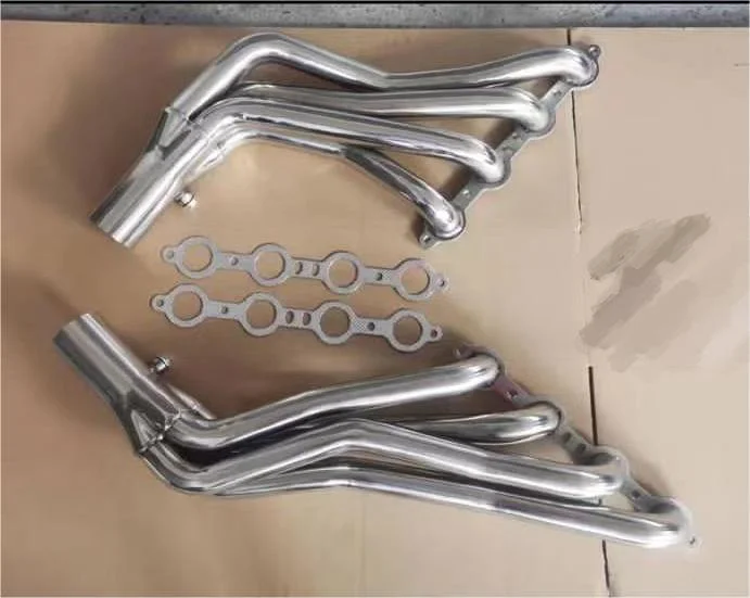 Chevy Gmc 07-14 4.8L 5.3L 6.0L Long Tube Stainless Steel Headers W/ Gaskets Exhaust Header