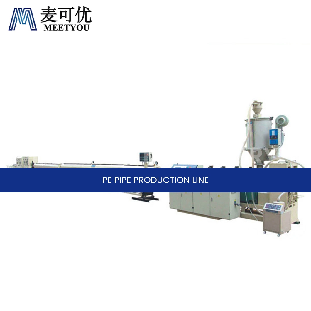 Meetyou Machinery Plastic Pipe Making Machine for Sale Wholesale/Supplier PE Plastic Production Line Suppliers China PE Water and Gas Pipe Supply Production Line