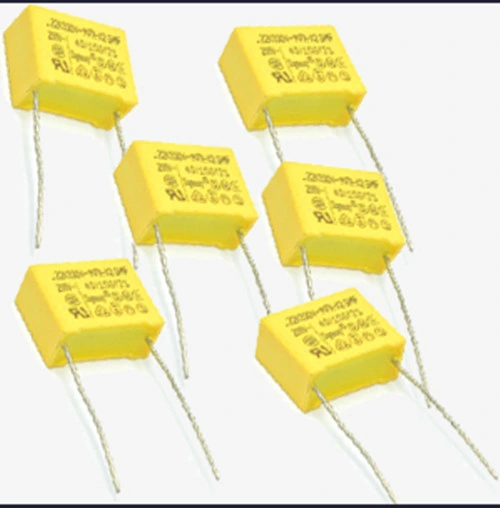 Yellow 0.1UF K 275V Metallized Polypropylene Film X2 Capacitor Tmcf18