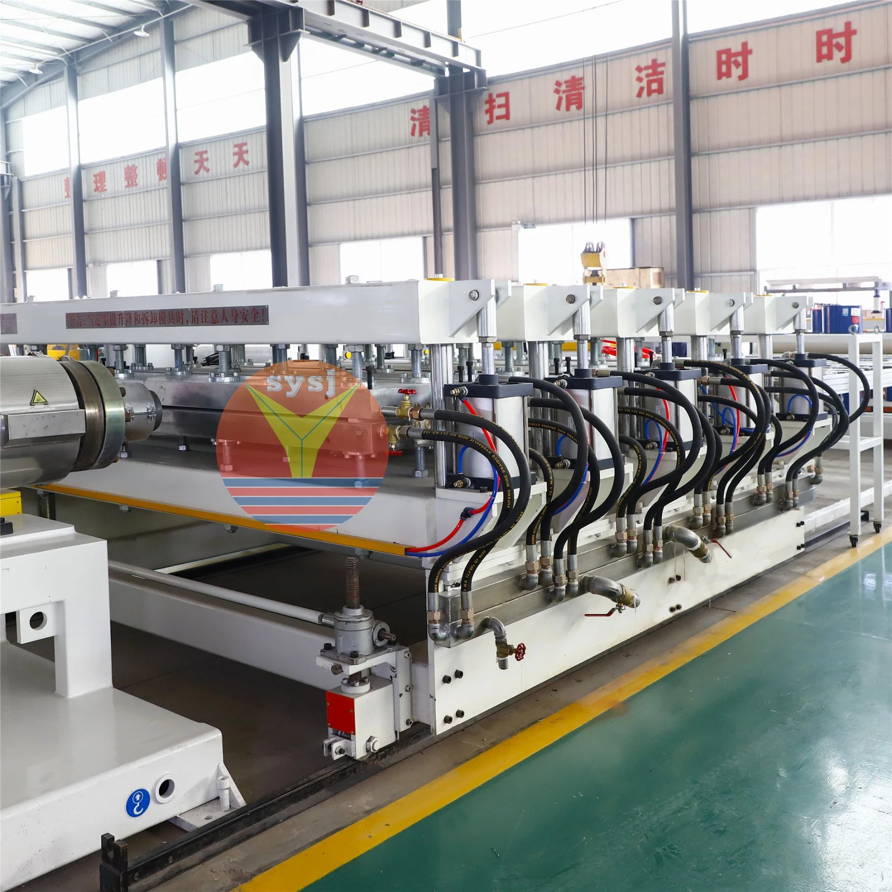 Decorative WPC PVC Plastic Wall Cladding Sheet Machine Extrusion Line