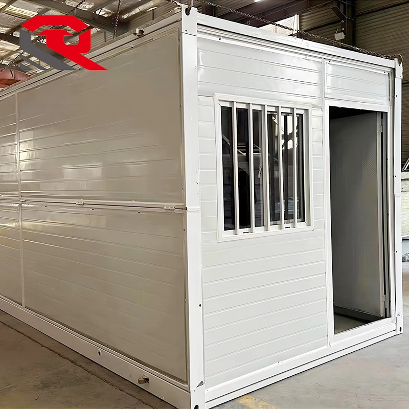 Foldable Temporary Prefabricated Container Solar House Economic Modular Home 40 Hc