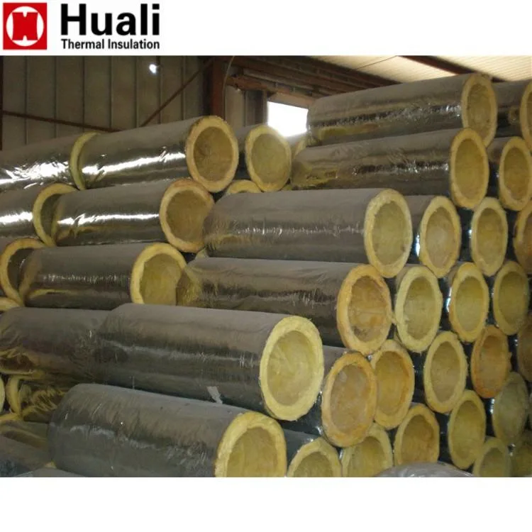 Air Duct Heat Resistant Glass Wool Properties of Pipe Insulation Fireproof