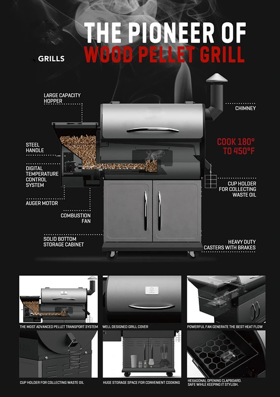 Hot Sale Smoker BBQ (SHJ-700C)