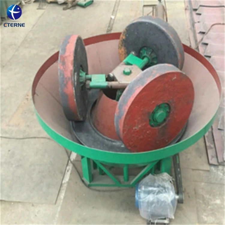 Et Factory Price Direct Sale Mine Extract Gold Purify Double Wheel Grinding Mine Machine