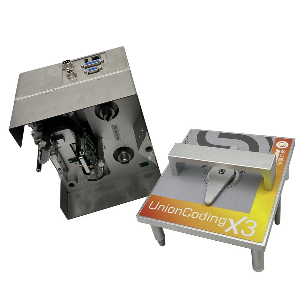Impressora Tto Unioncoding X3 Thermal Transfer Overprinter (impressora térmica) película flexível intermitente Impressão para linha de Embalagem
