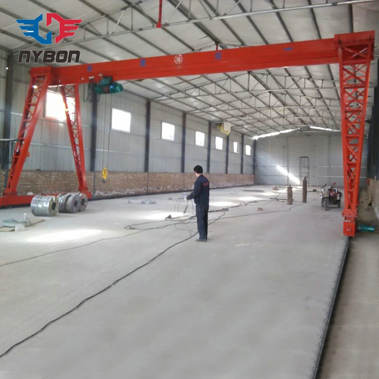 Heavy Duty 3t 5t 10t 15t Mh Single Girder Gantry Crane Lifting Material