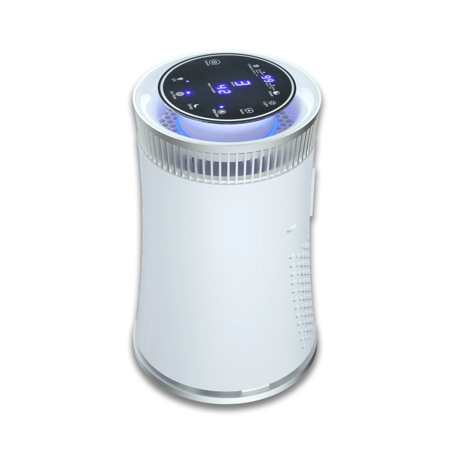 Anti-Virus Desktop Ozone Free Portable Ionic UV H13 True HEPA Filter Home Air Purifier for Small Room