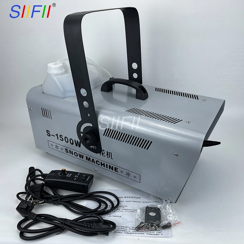 1500W DMX Snow Machine for Sale DJ Wedding Effect Snow Machine