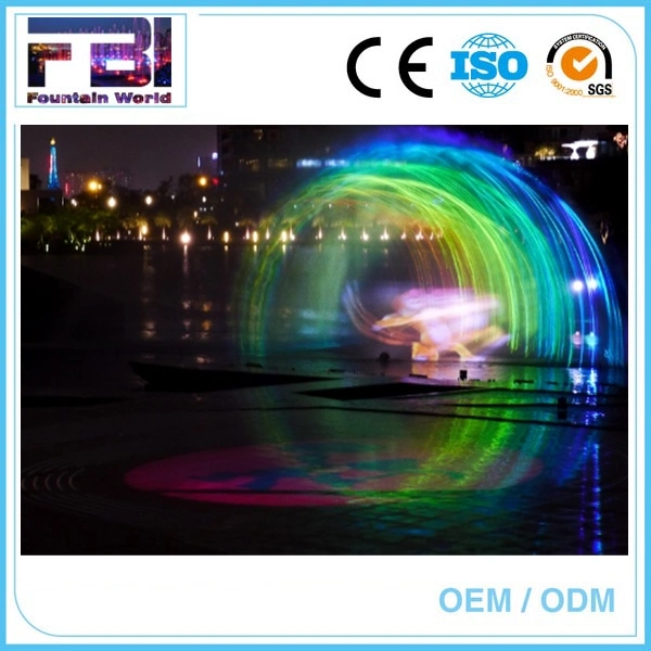 20000lm Projector Outdoor Large Decorative 3D Water Screen Movie Fountain