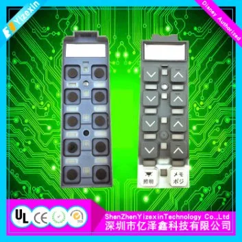 High Quality Carbone Silicone Rubber Push Button Membrane Switch