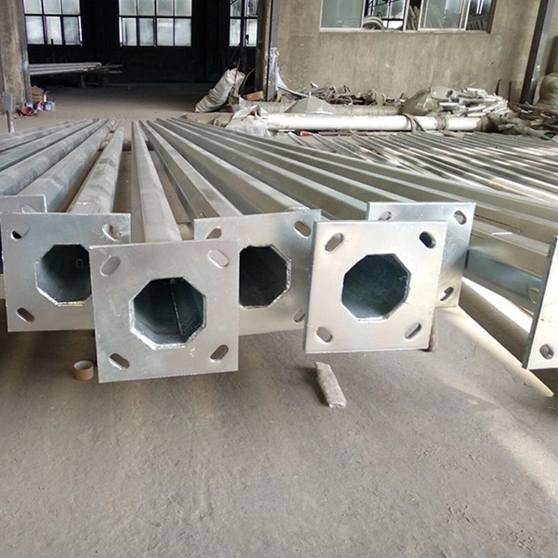 Galvanized Steel Used Street Lamp Pole Hot Sales