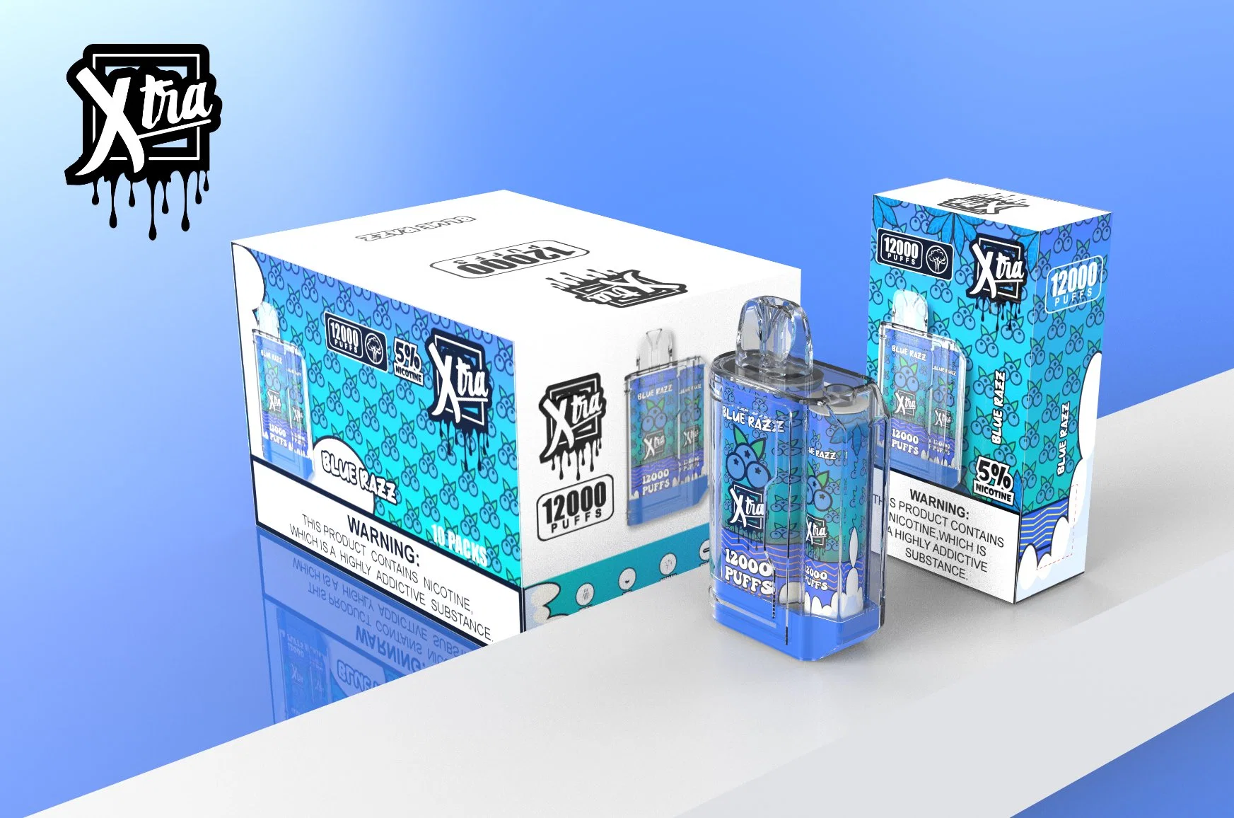 Alta Qalidade venda a quente com preço de grossista barato 2023 Vape Xtia 12000 puffs 2% nicotina descartável Vape 12000 alta capacidade 20 ml de e-Liquid