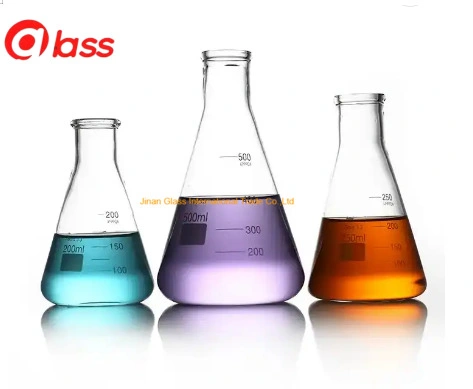 Laboratorio de Química de Vidrio de borosilicato 250ML 500ml frasco de vidrio