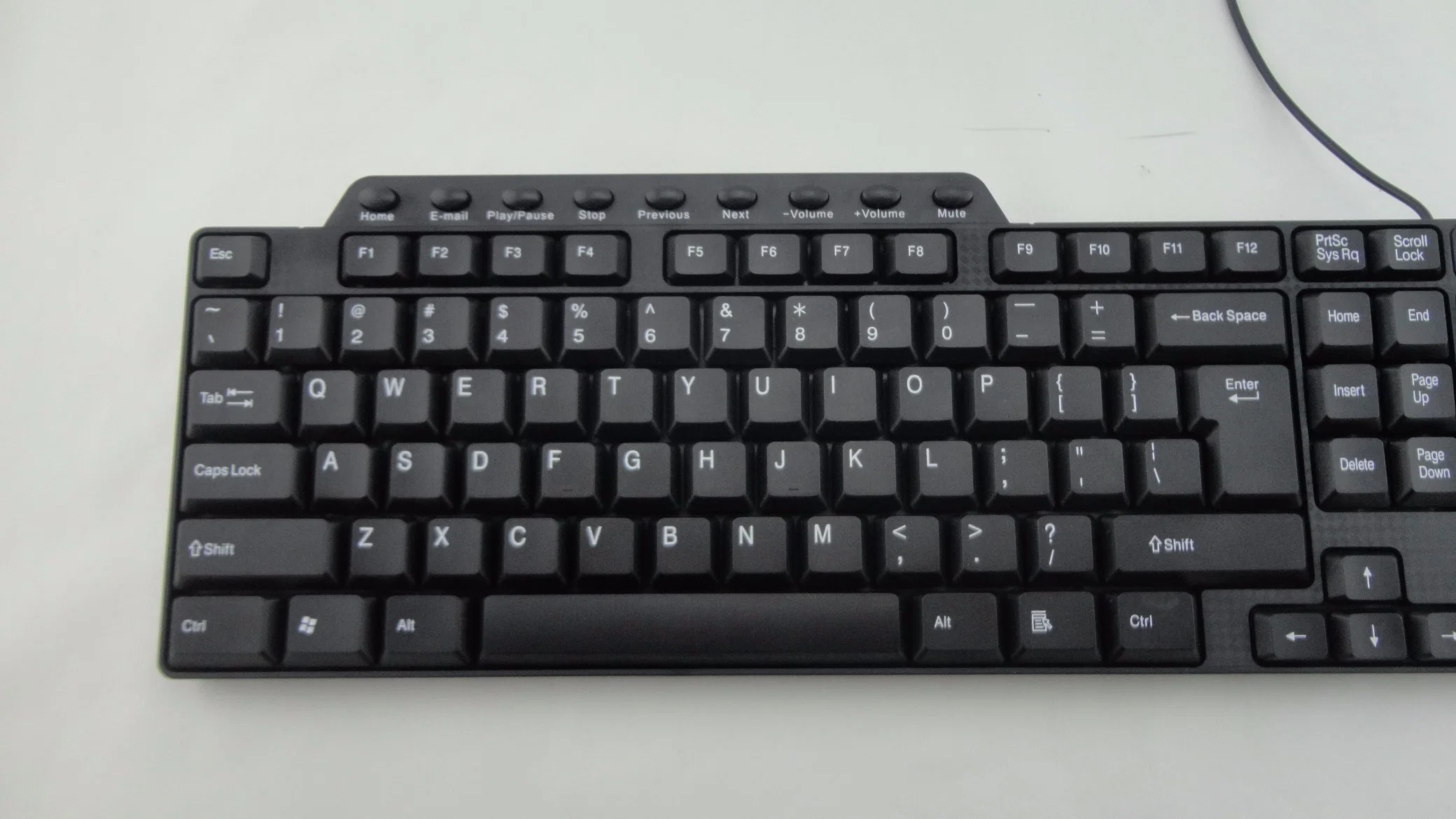 USB Computer Keyboard with Standard Multimedai Keyboard for Computer