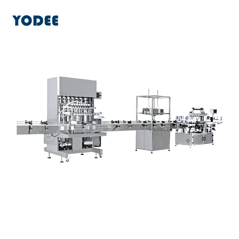 Full Automatic Mineral Liquid Washing Bottling Machinery Filling Capping Production Line