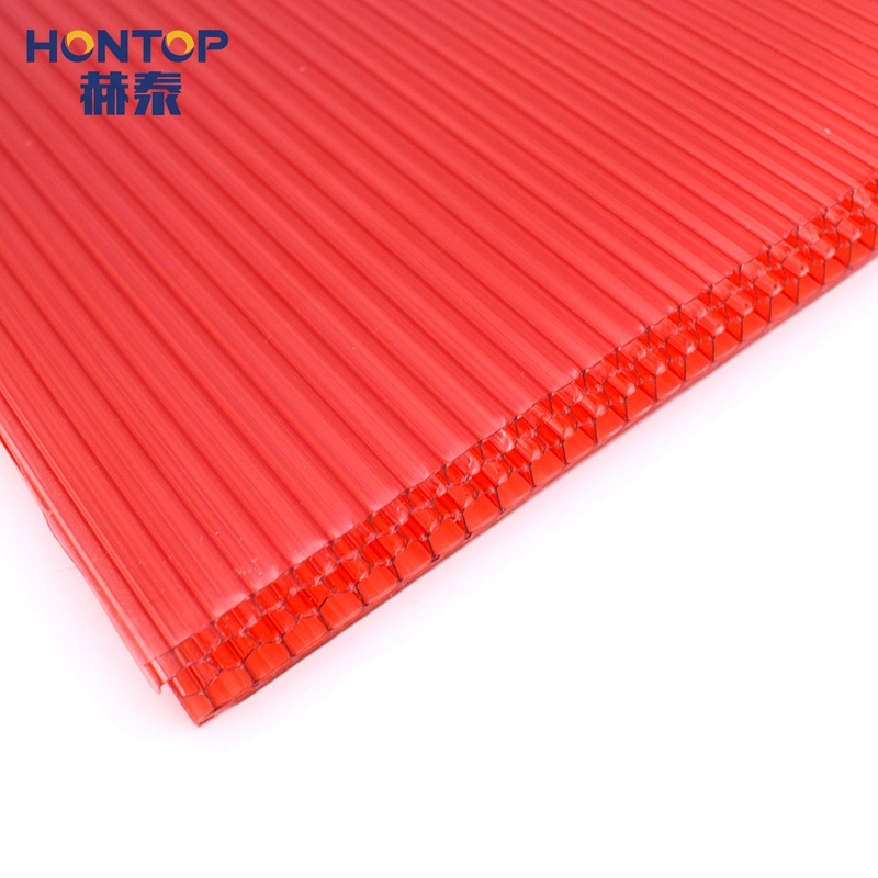 12mm Honeycomb Fitting Roofing Green House Polycarbonate Sheet