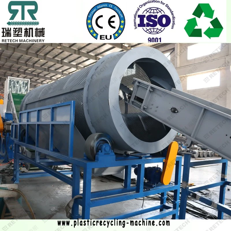 HDPE Blue Drums/PP Pipe/Milk Bottle/Plastic Bottles Crushing Washing Drying System Facility Machine Line with Water Treatment