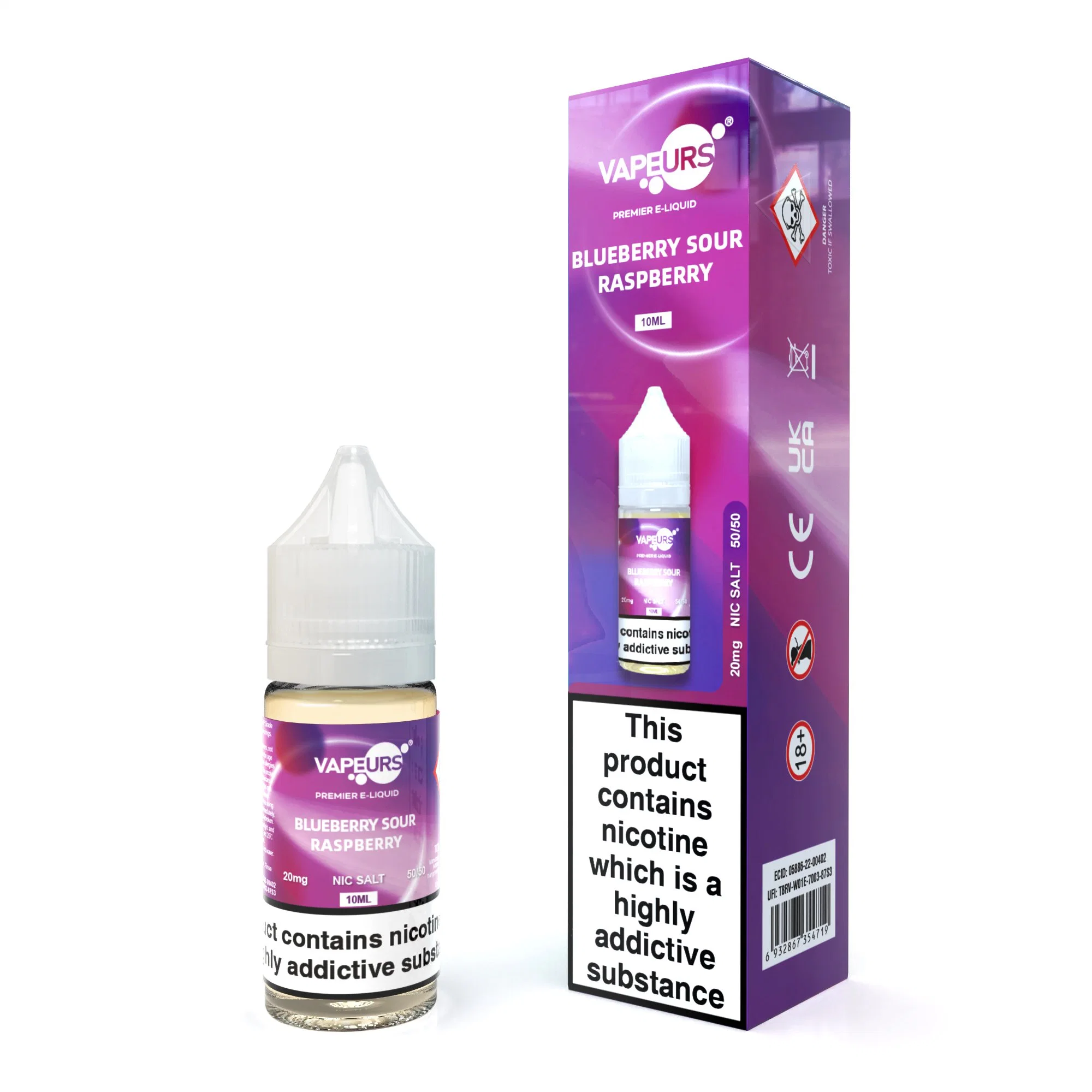 OEM/ODM Pre Filled Vape Nicotine Salt E Cigarette Liquid for Cotton Coil Pod Vapes