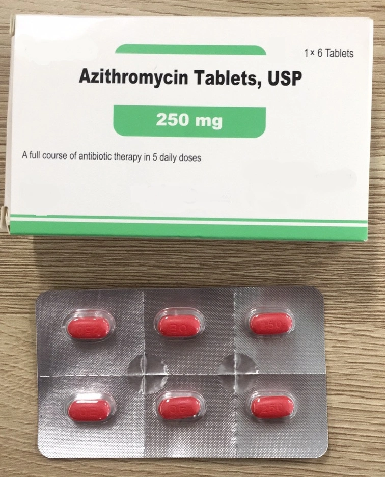 L'azithromycine comprimés 250mg Antibiotique Pharmaceutical