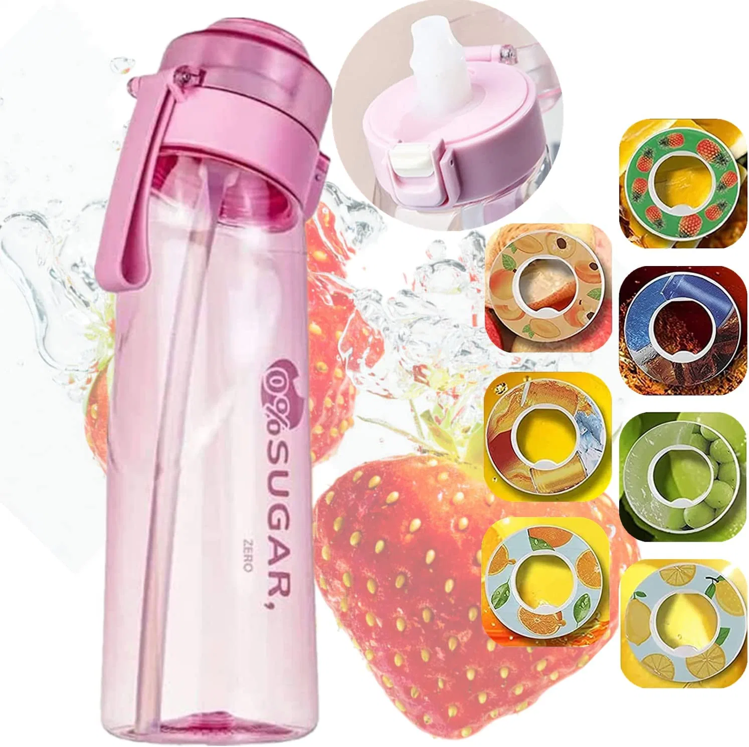 Custom Fruit Air Flavor up Flavor Joyfit Flavored UPS Smell Smaken Flavoured Scent Flavour Pods for Water Bottle