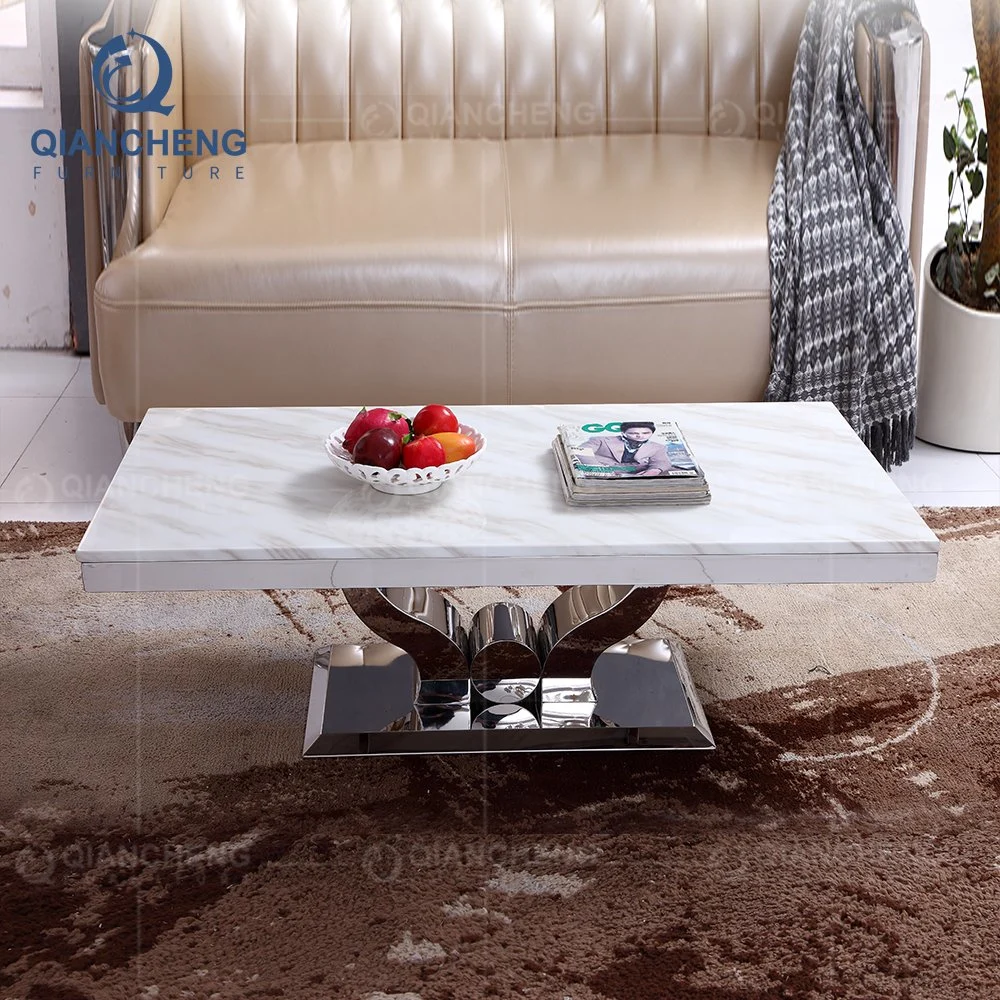 Living Room Decorative Contemporary Marble Coffee Table