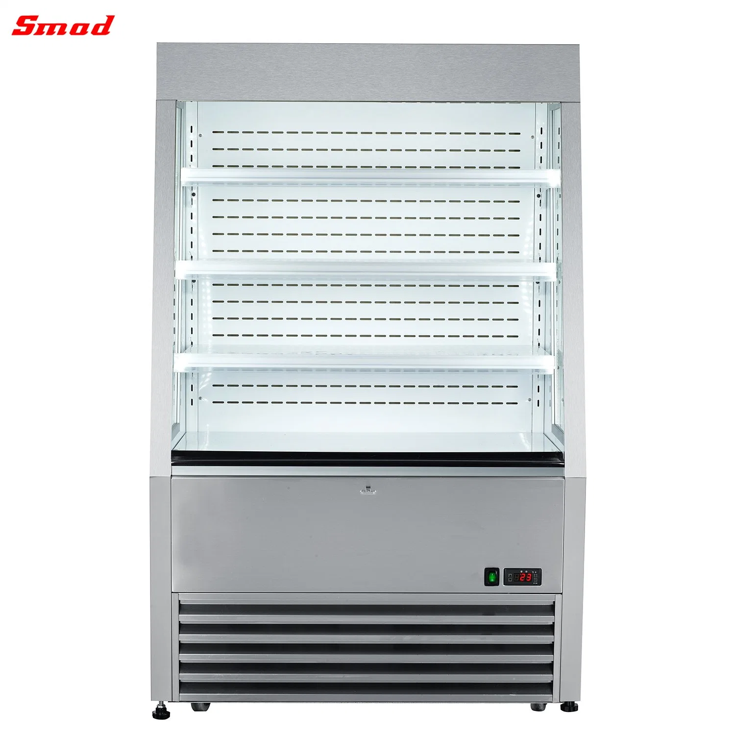 Opening Supermarket Display Beverage Cooler Refrigerator