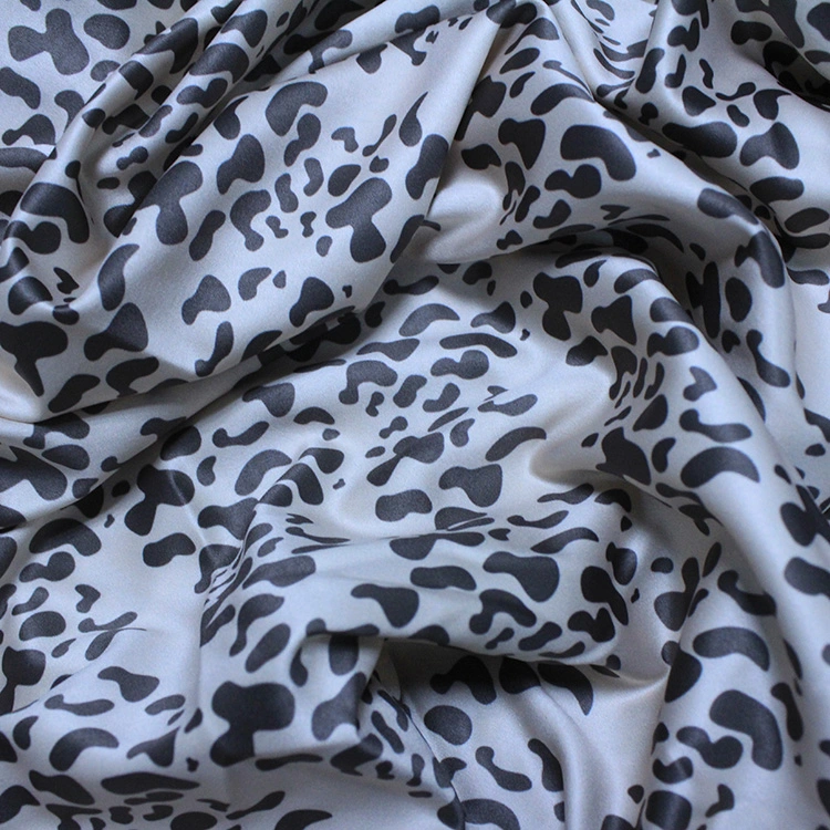 Cow Print 85%Polyester 15%Spandex 4 Way Stretch Textile Fabric for Sleepwear Dresses