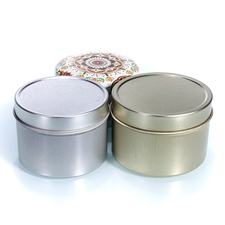 Popular Wholesale/Supplier 90g Cylinder Luxury Scent Tin Candles for Home Decoration and Wedding Ceremony