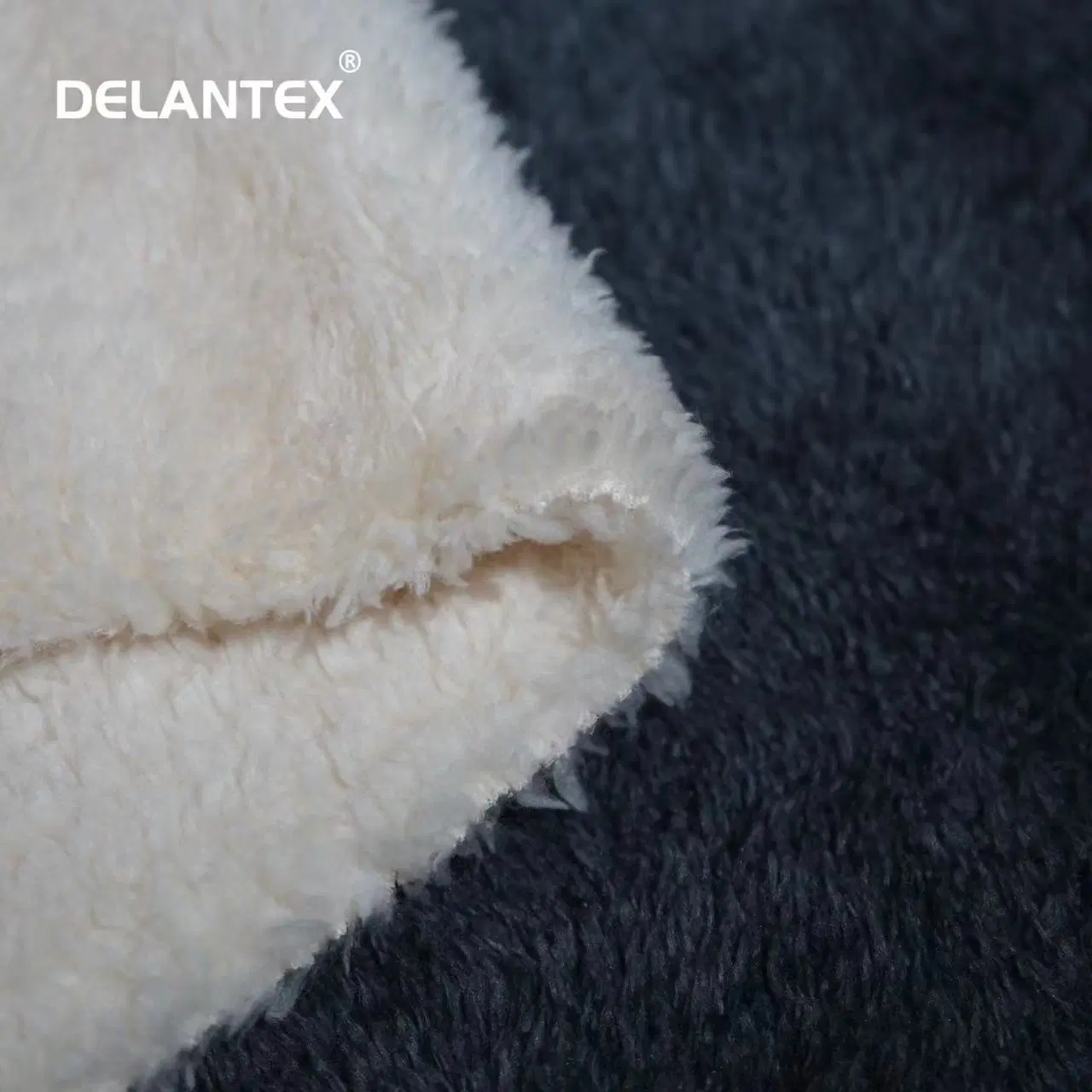 الجملة عالية الجودة 100 ٪ البوليستر شيربا Fleece Teddy Bear Fur قماش لبطانية Garment