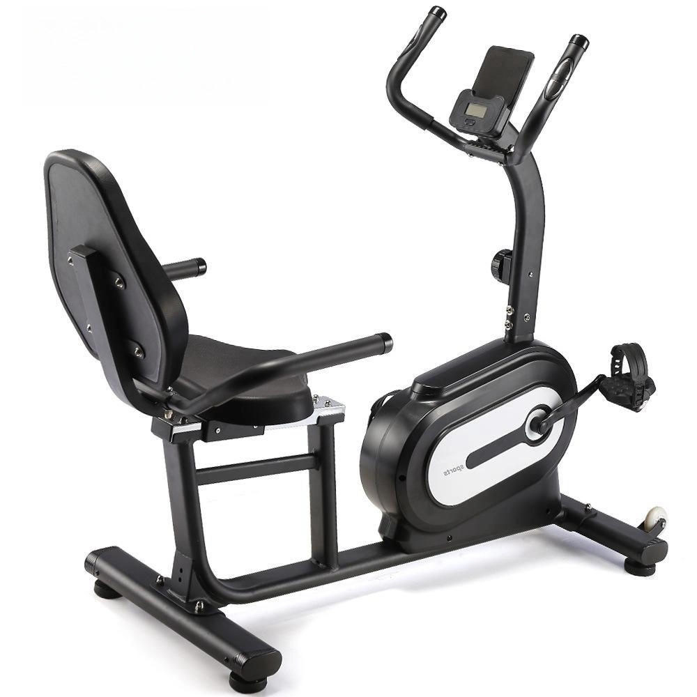 Silent Interior Home Gimnasio cardio ejercicio asiento respaldo Ciclismo Fitness Bicicleta