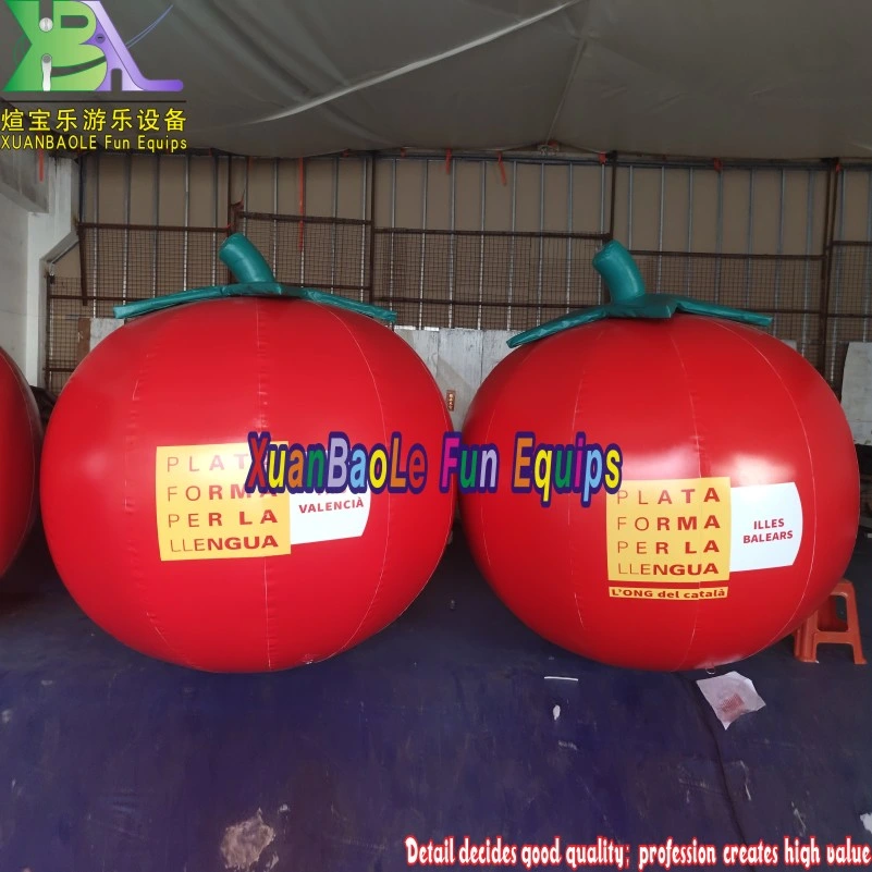 Obst-Shop Werbung Im Freien Riesen Aufblasbare Gemüse Ballon Einzigartige Luft Tomate aufblasen