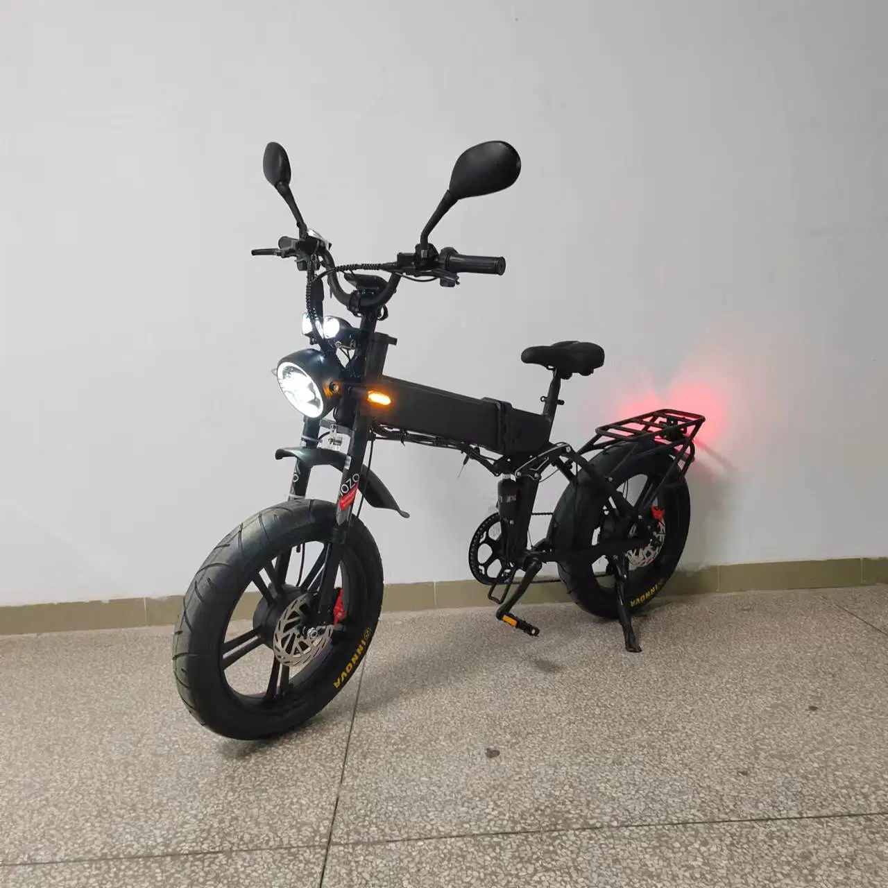 Bicicleta eléctrica plegable 2000W Motor doble 21ah/48V Samsung Fat Electric Bicicleta eBike