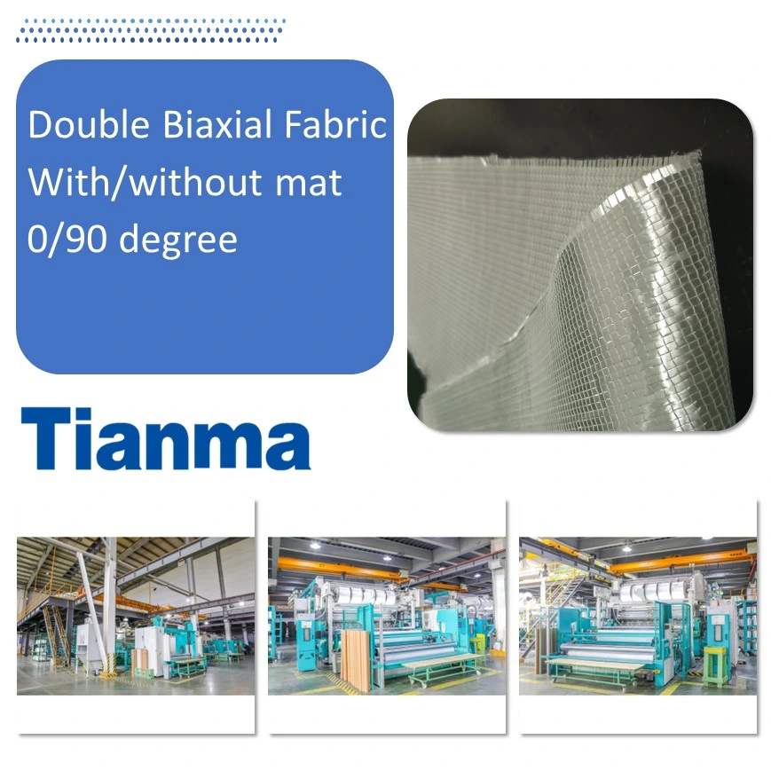 E-Glass Biaxial Warp-Knitted Glass Fabric at 90 degree