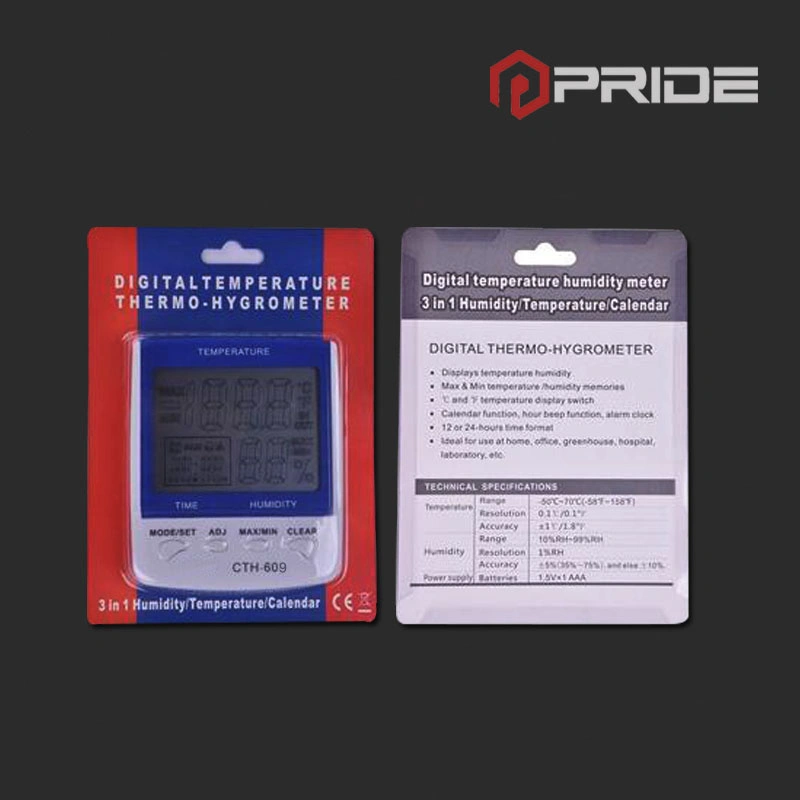 Cth-609 Digital Thermometer and Hygrometer Big LCD to Read