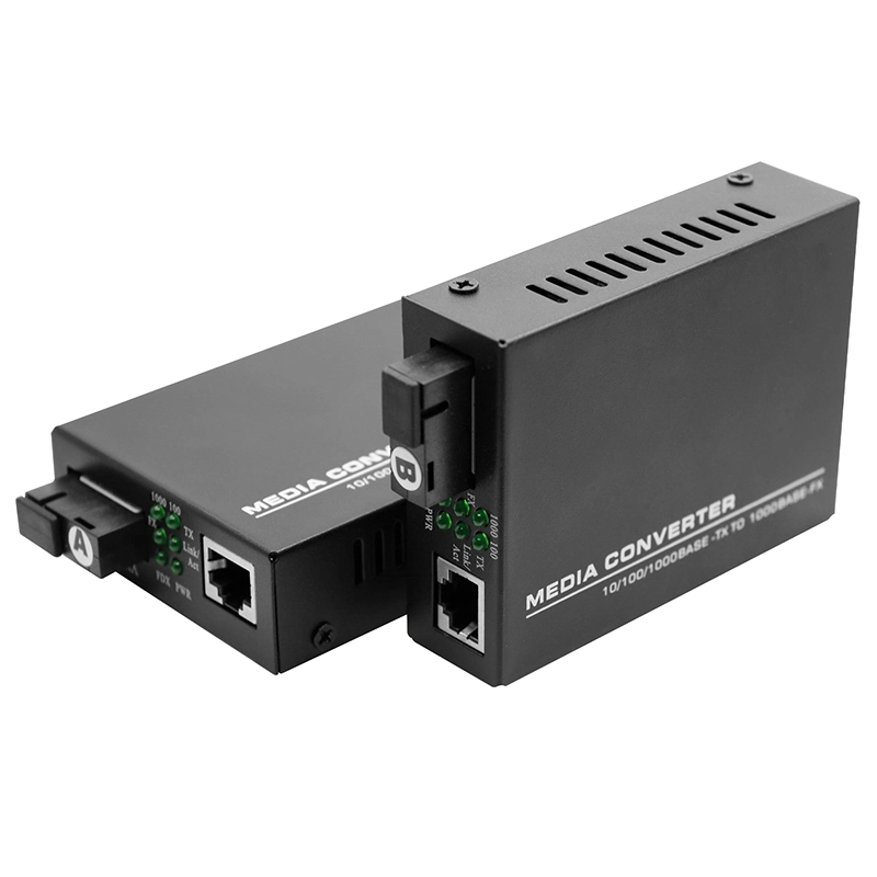 Communication Equipment 10/100m 1 Sc Port 1 RJ45 Port Fiber Optic Mini Media Converter