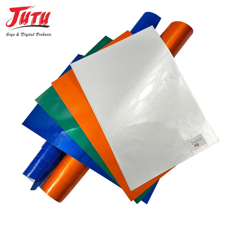 Acrylic, Pet, PVC Film Jutu 1.22*45.7m Sheeting Reflective Vinyl Roll