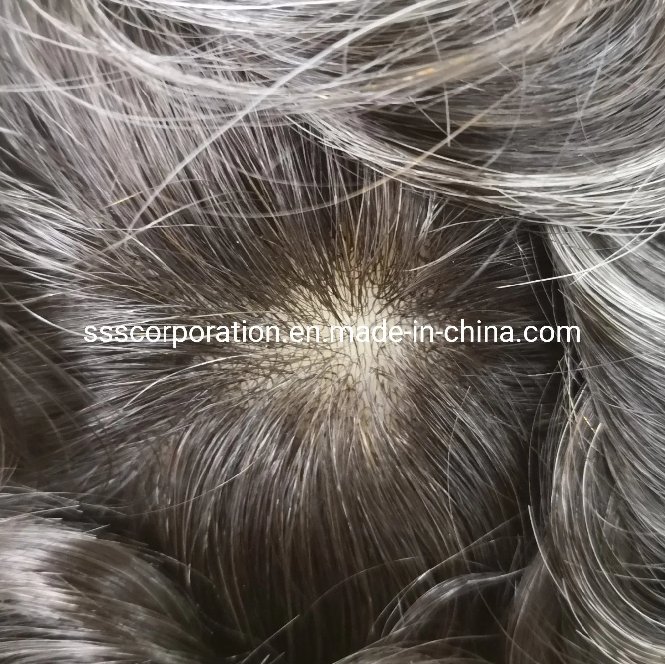 Best Selling Human Hair System with Extra Thin Poly Skin Custom Made