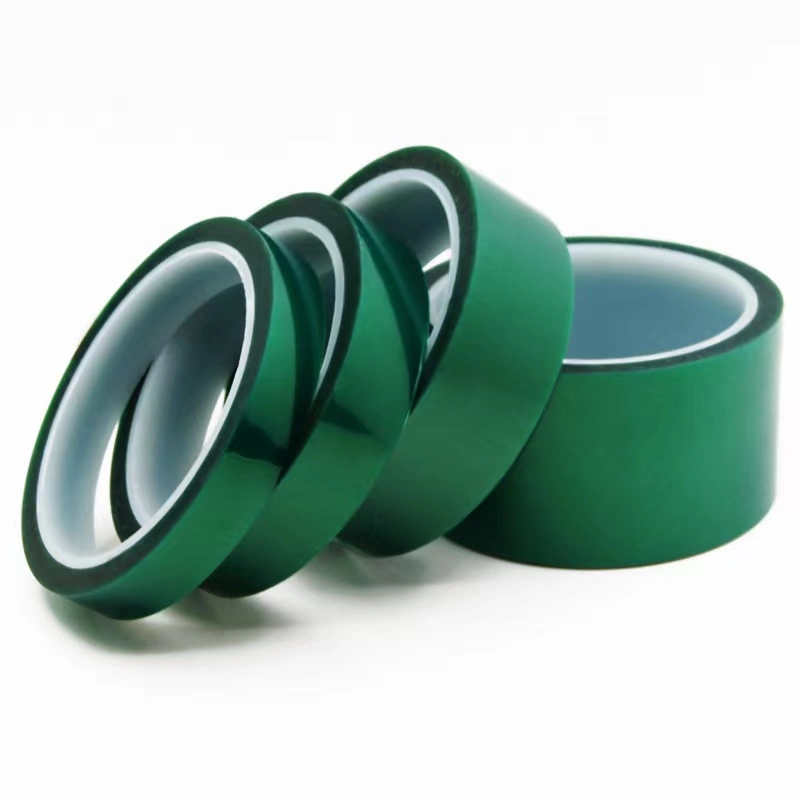 Oil Resistant Green Polyester Electrical Insulating Tape for Wire Splicing and Joint Sealing in Industrial Control Panels