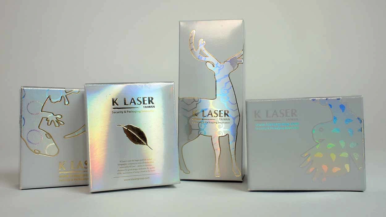 307GSM Hologram Paperboard for Boxes Packaging