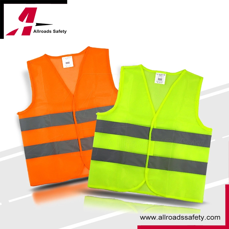 Protección impermeable reflectante Chaleco de seguridad de tráfico de alta visibilidad