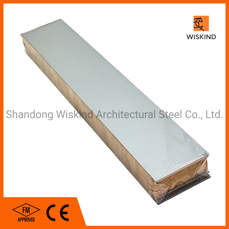 Baumaterial Schallabsorption und feuerfeste Rock Wool Sandwich Panel