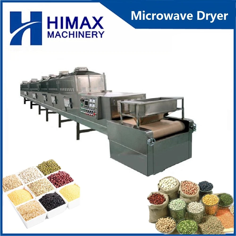 Industrial Microwave Dryer Machine Tunnel Sterilization Drying Equipment for Tea