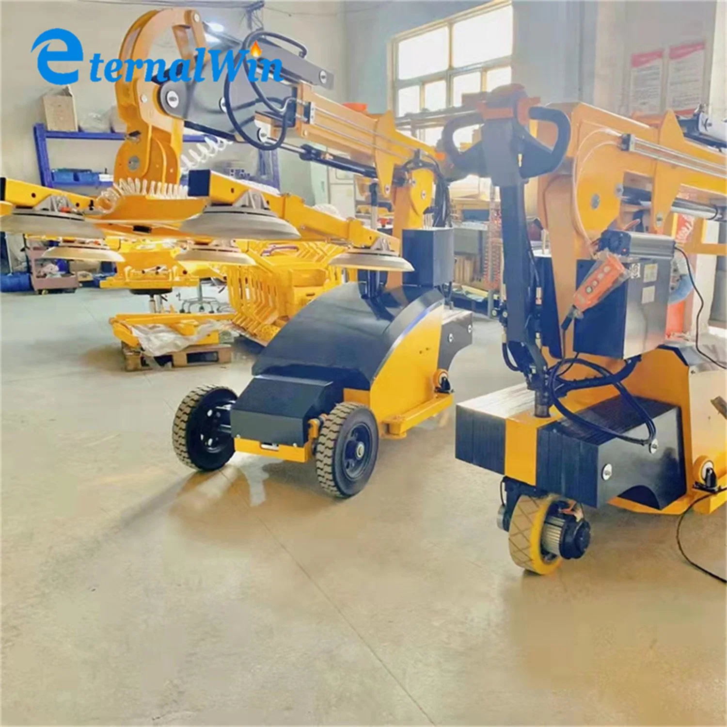 600kg Lift Glass Metal Plywood Vacuum Lifter Crane Lifting Machine