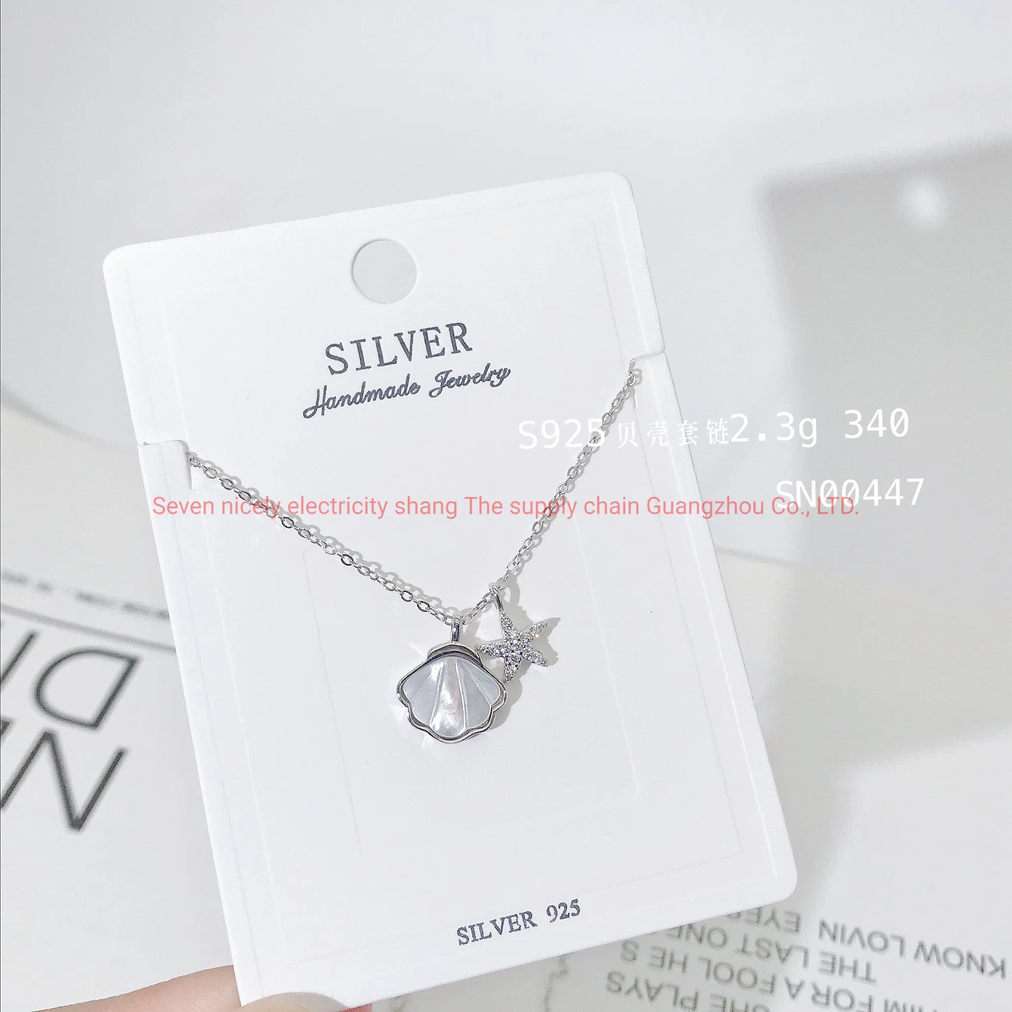 925 Streling Silver Wholesale/Supplier Jewellery New Designs New Arrival Costume Jewelry Women Birthday Gift Accessories Hot Sale K-Gold Quality Necklace