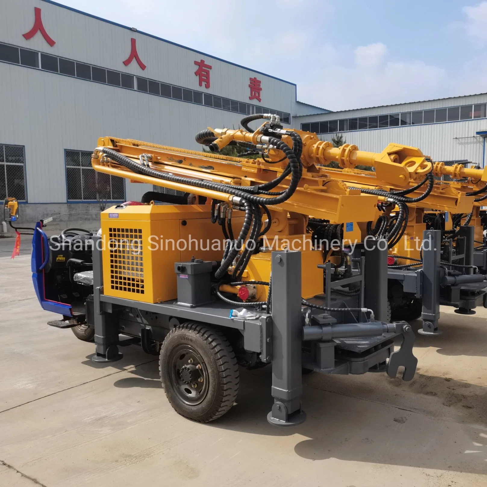 200m Tricycle Mounted Drilling Rig for Africa South America Market