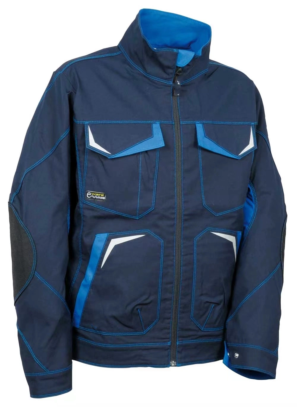 Custom Logo Outdoor Work Wear Uniform Soft Windproof Windbreaker Mens Polyester Jacket Workwear